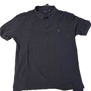 IZOD Men's Black 100% Cotton Classic Logo Polo Preppy Shirt Size 2XL